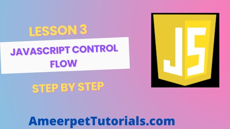 JavaScript Control Flow