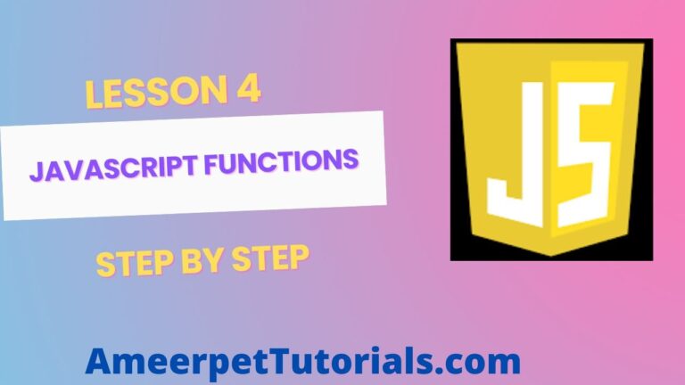 JavaScript Functions